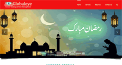 Desktop Screenshot of globaleye.com.pk